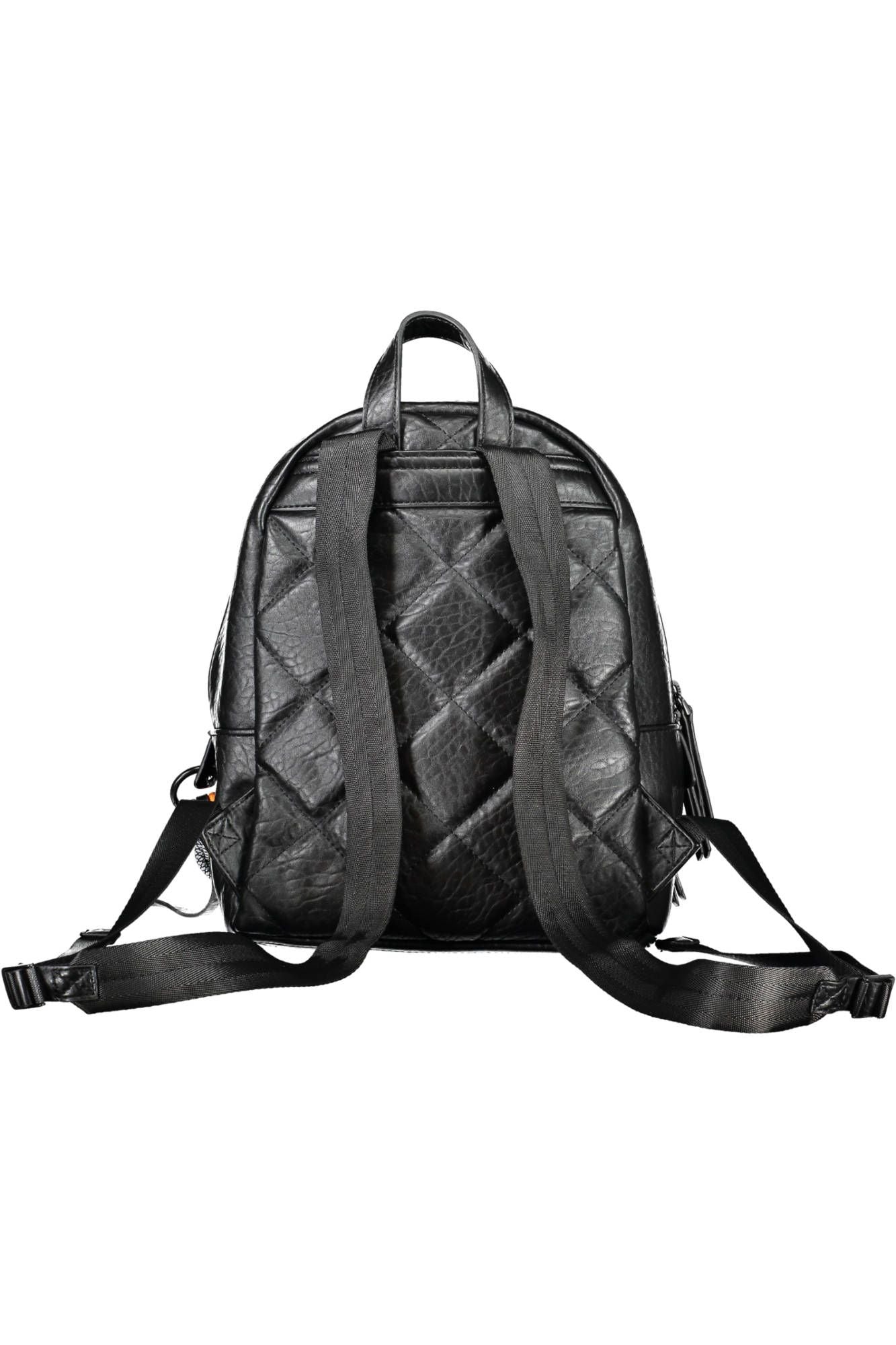 Black Polyurethane Backpack