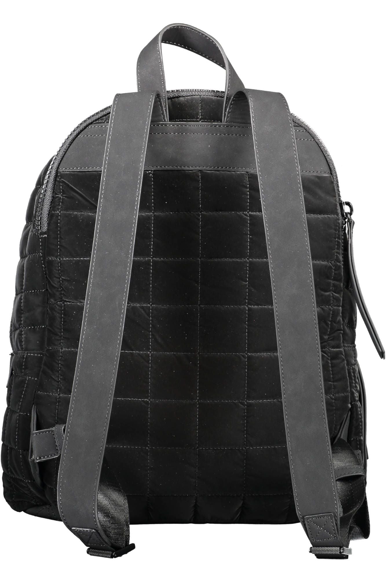 Black Polyurethane Backpack