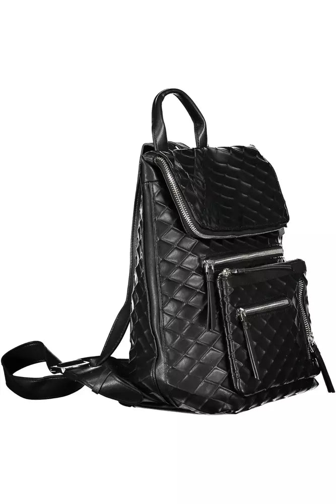 Black Polyethylene Backpack