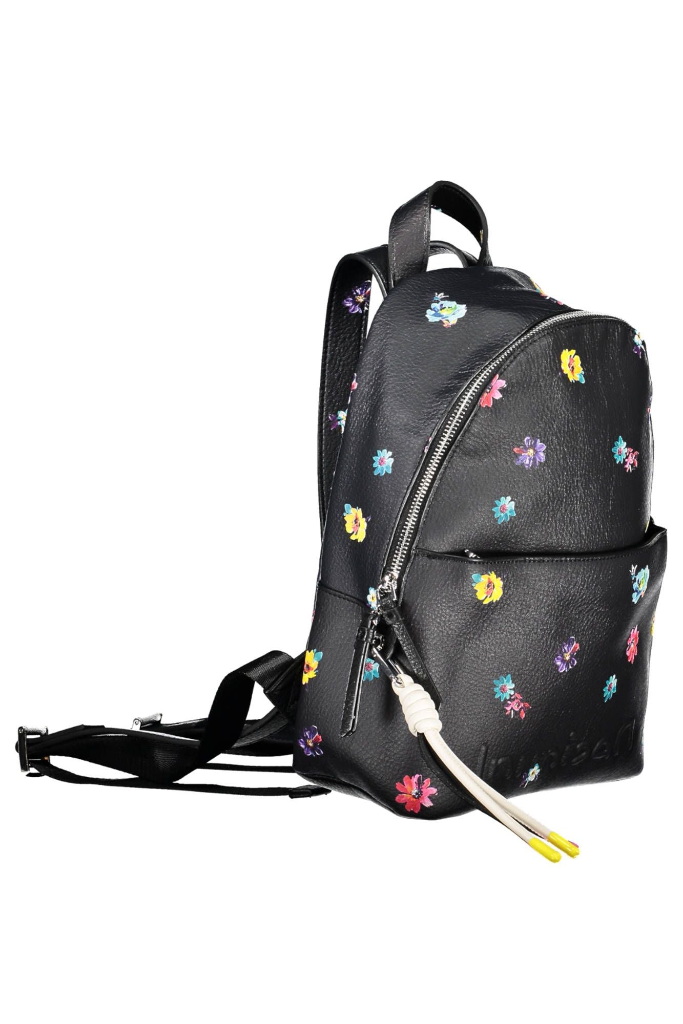 Black Polyurethane Backpack