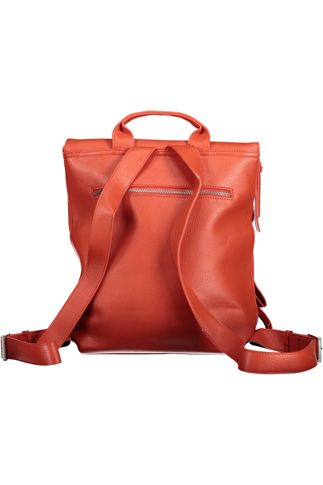 Red Polyurethane Backpack