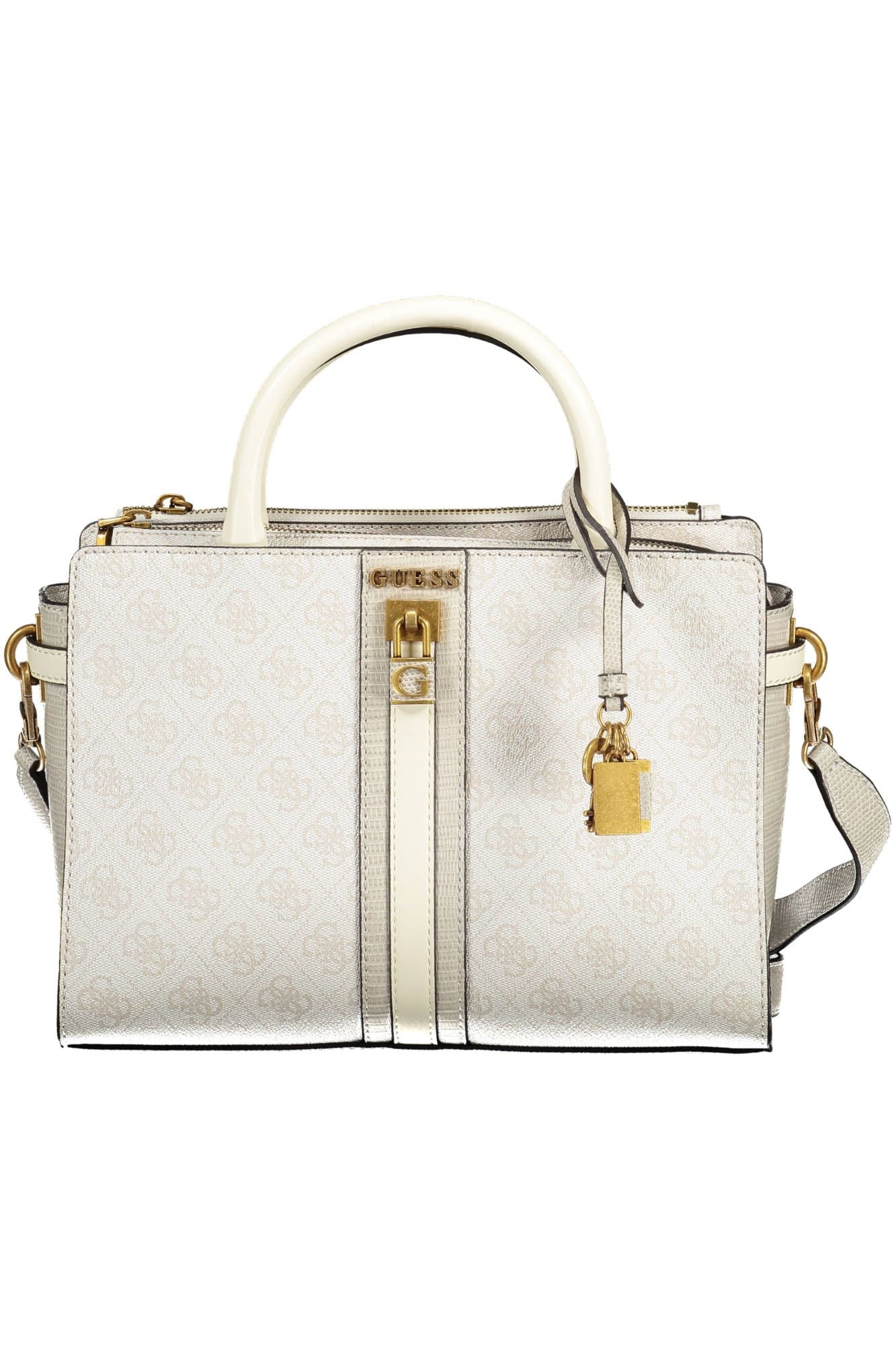 White Polyurethane Handbag