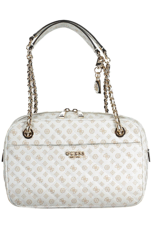 White Polyurethane Handbag