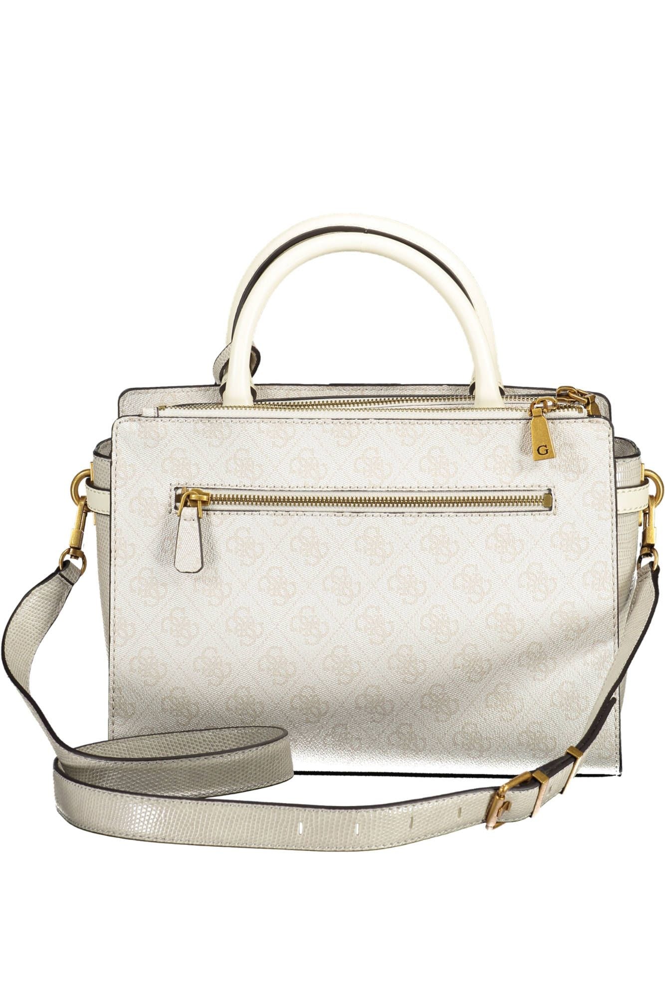 White Polyurethane Handbag