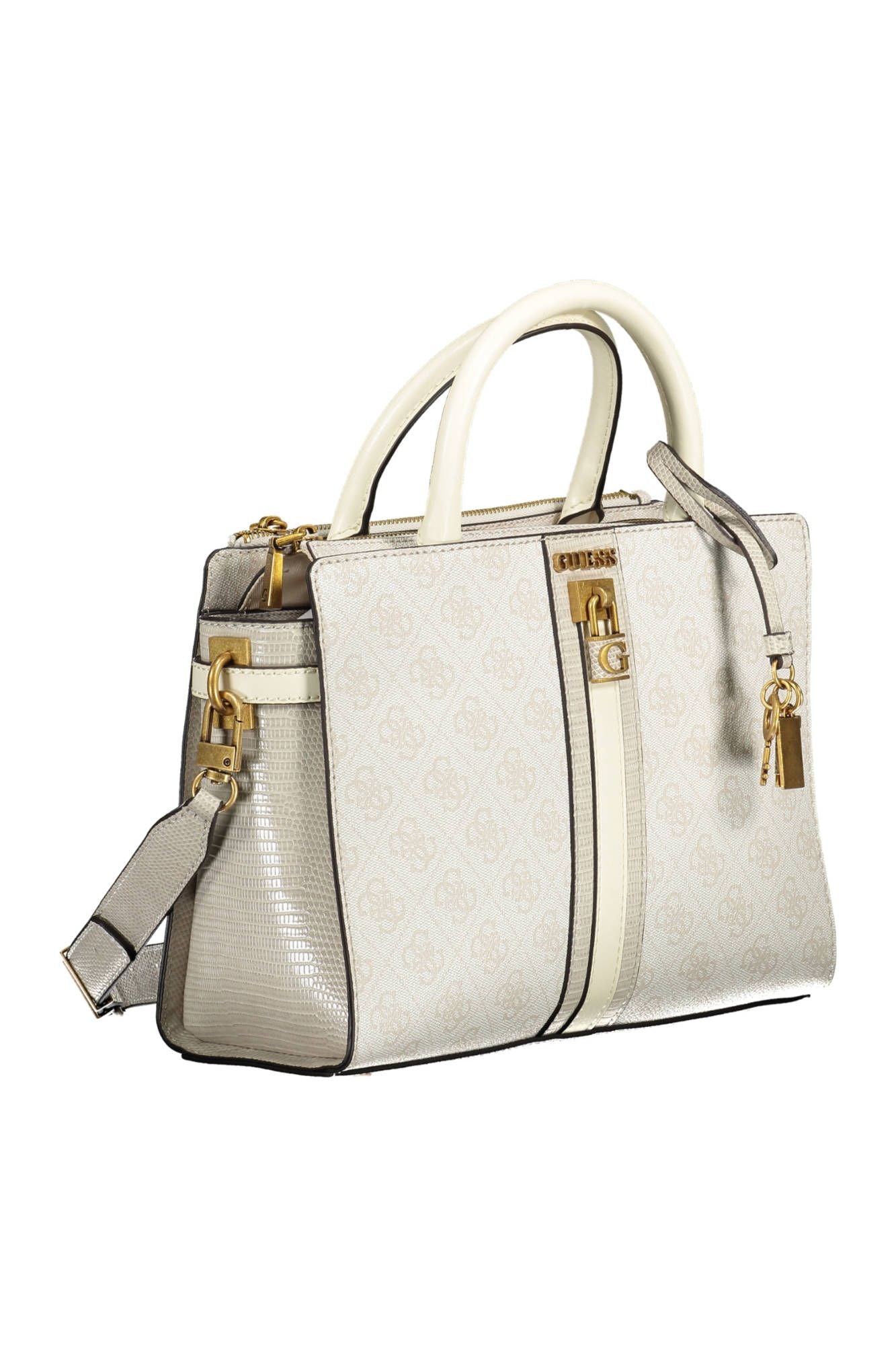 White Polyurethane Handbag