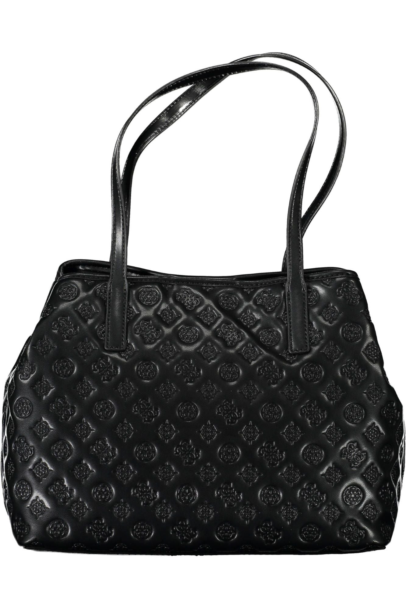 Black Polyurethane Handbag