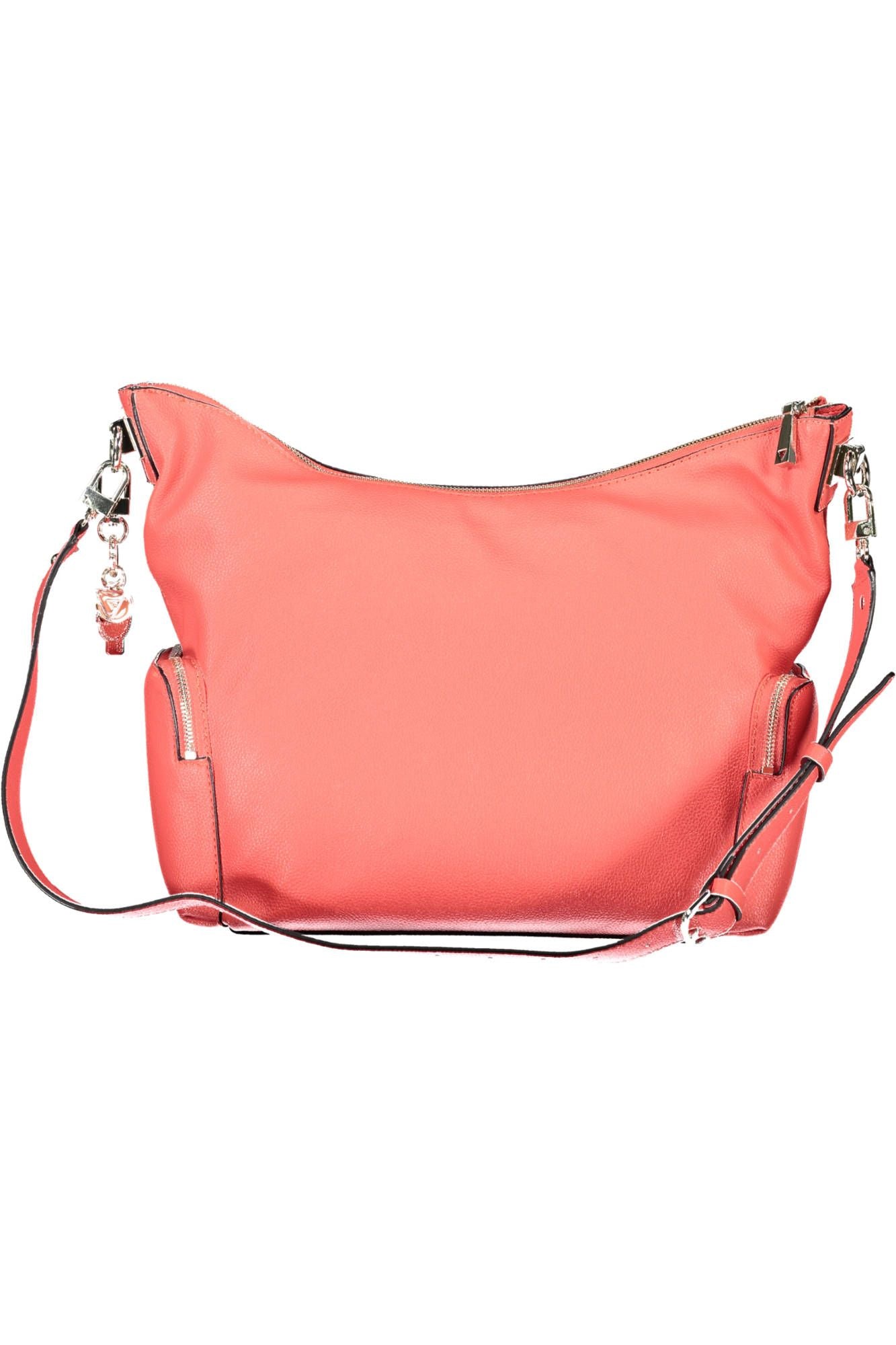 Pink Polyurethane Handbag