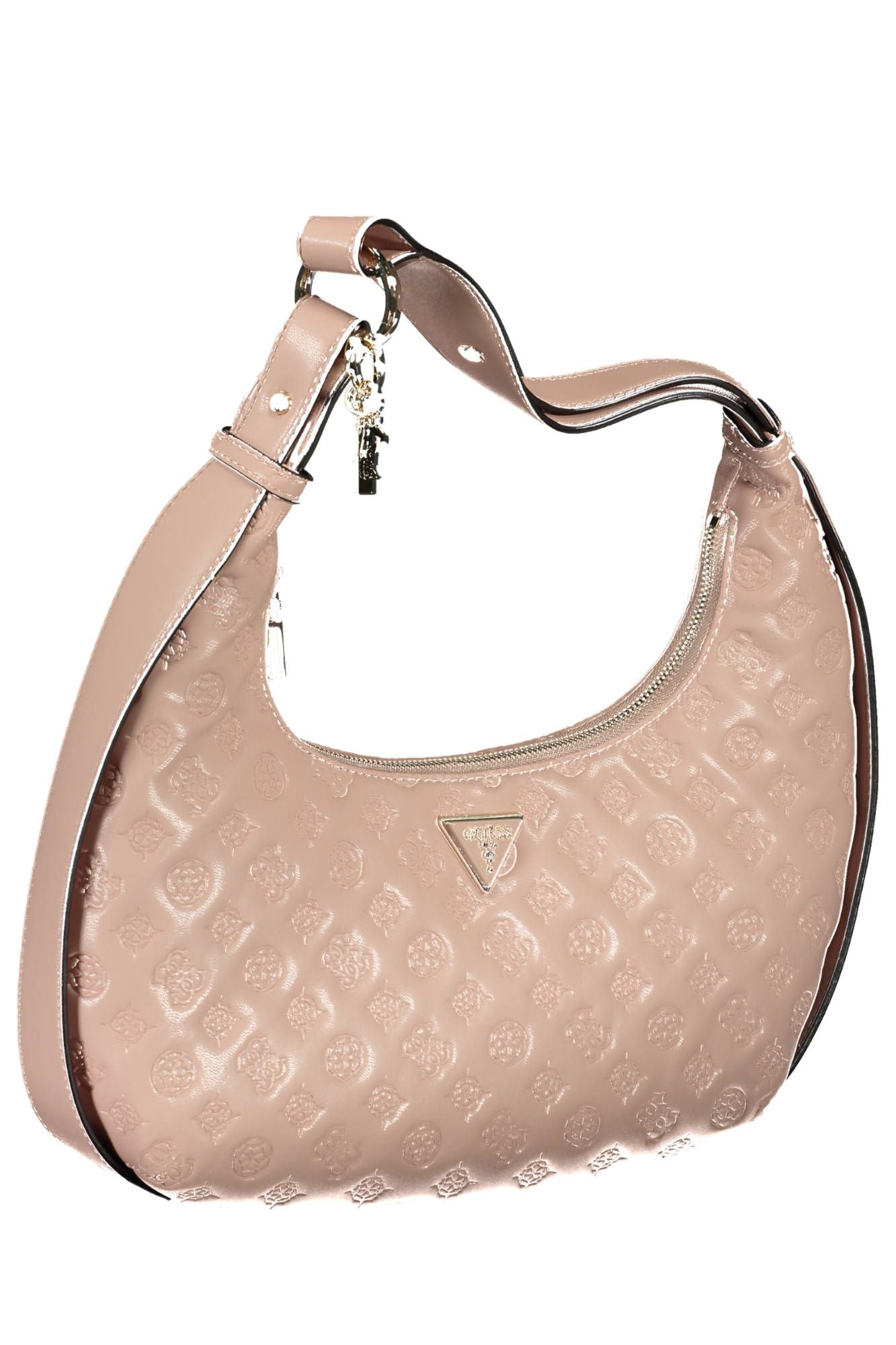 Pink Polyurethane Handbag