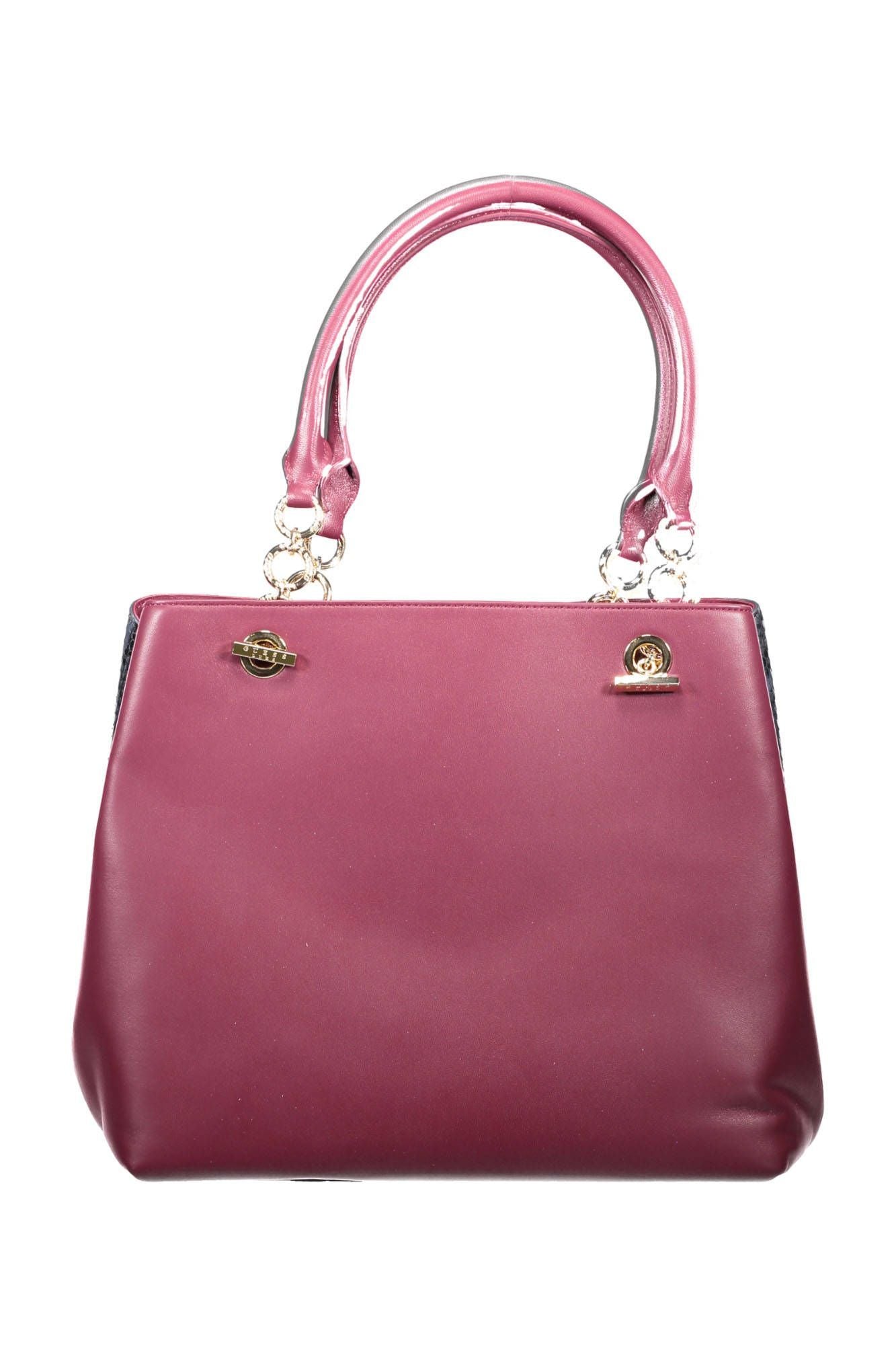 Purple Leather Handbag