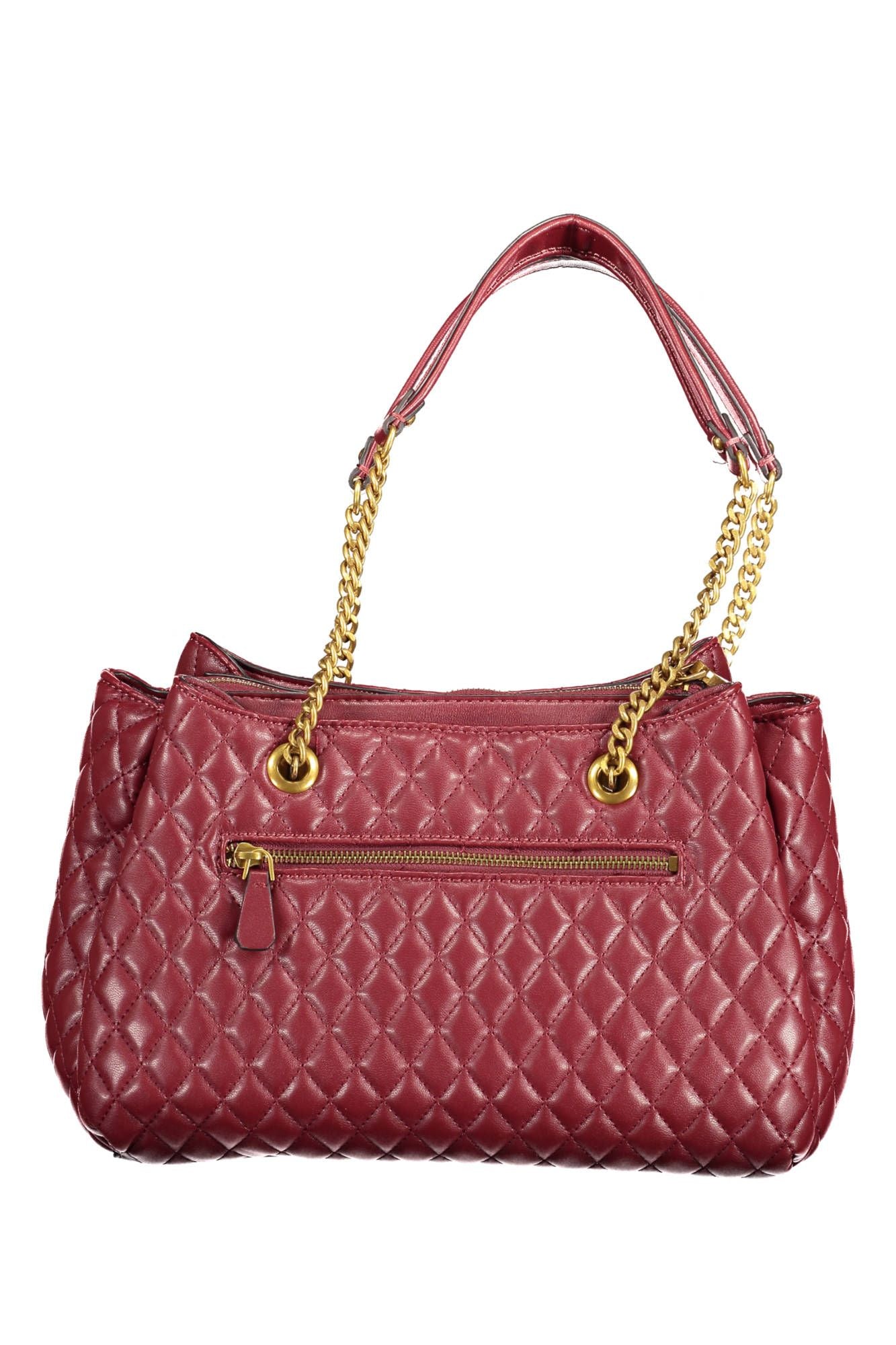 Purple Polyurethane Handbag