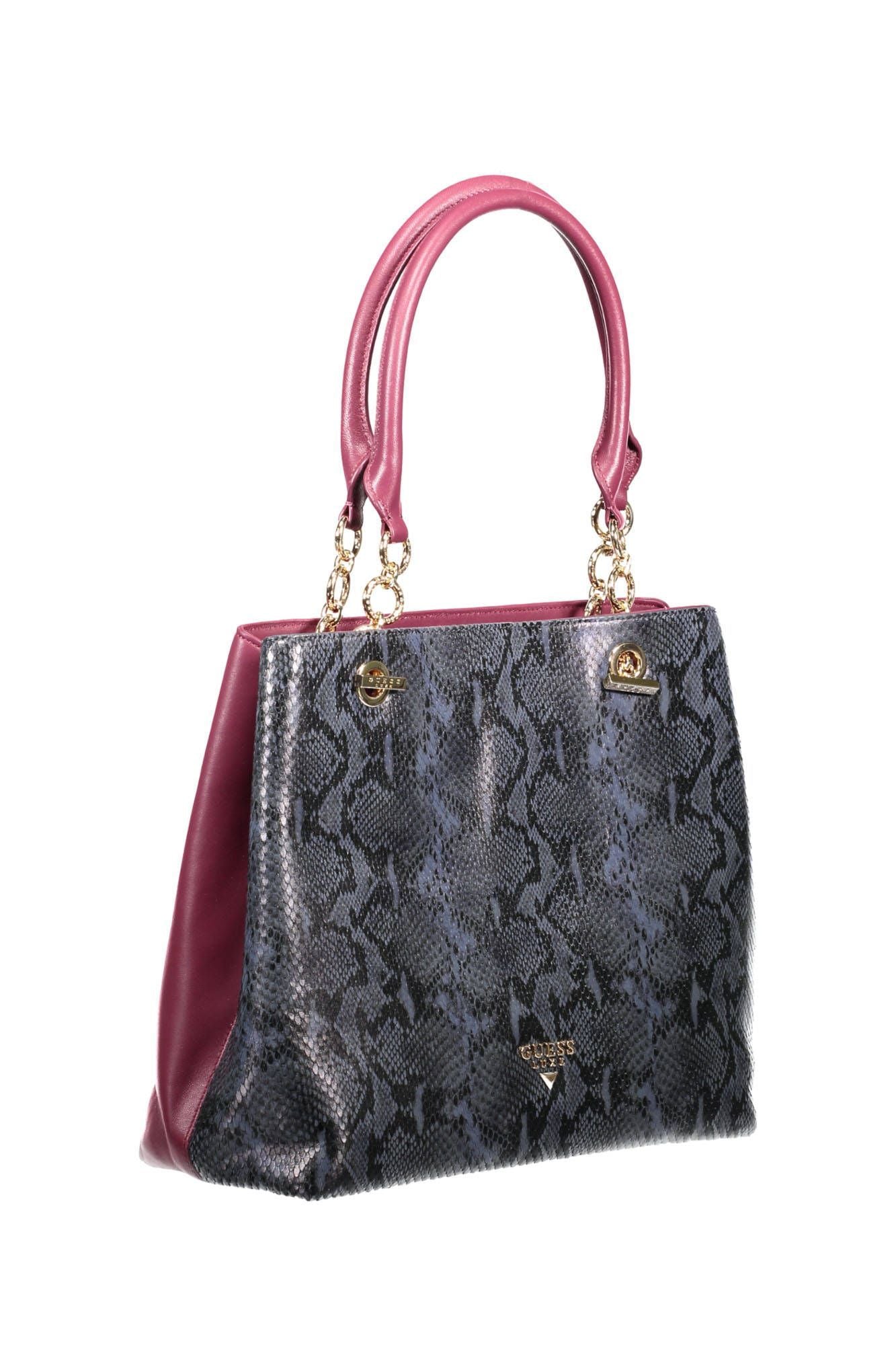 Purple Leather Handbag