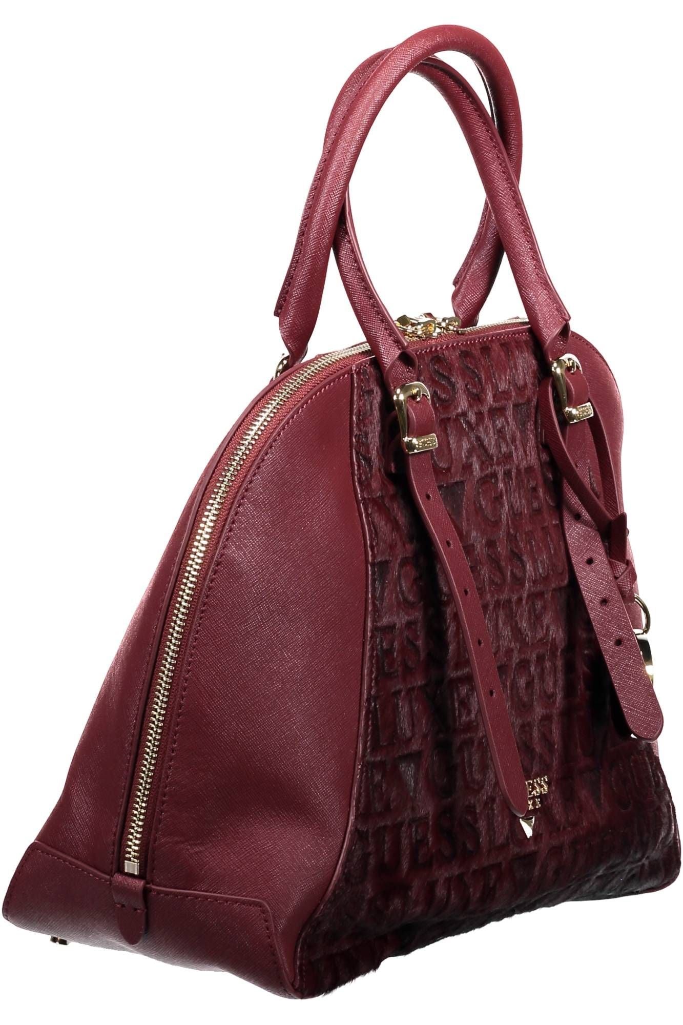 Purple Leather Handbag