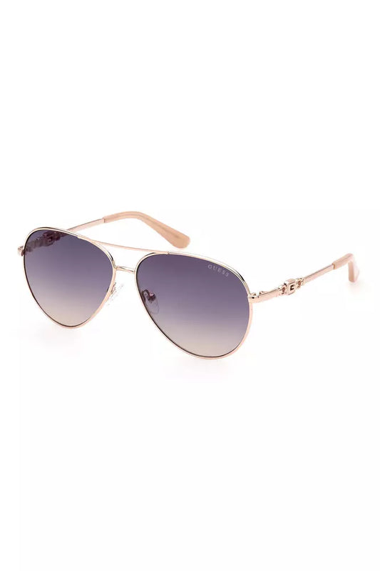 Pink Metal Sunglasses