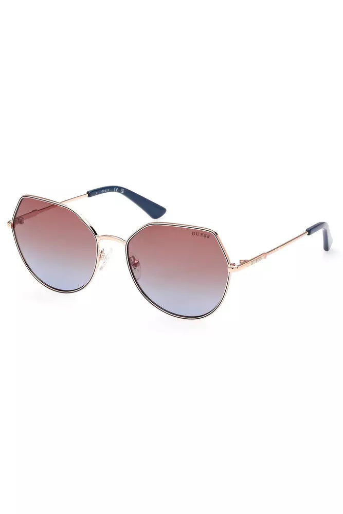 Pink Metal Sunglasses