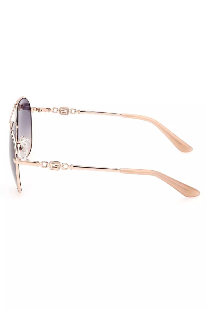 Pink Metal Sunglasses