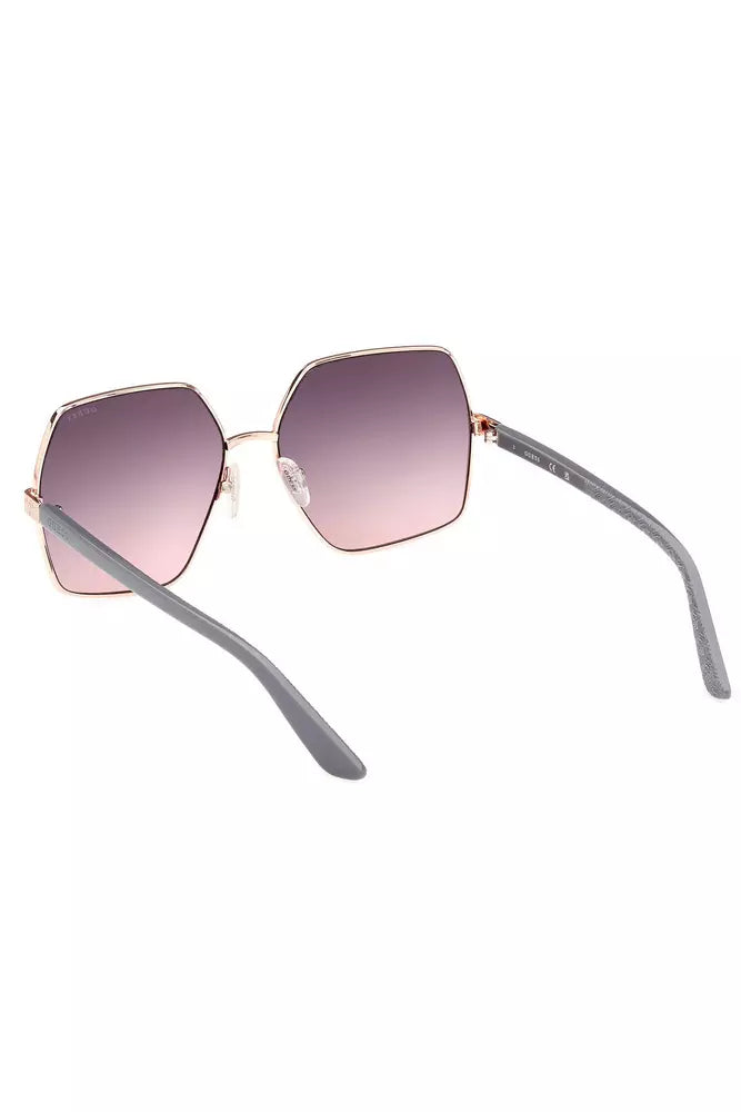 Pink Metal Sunglasses