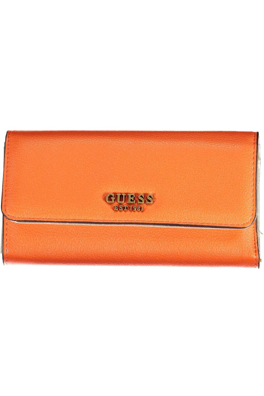 Orange Polyurethane Wallet