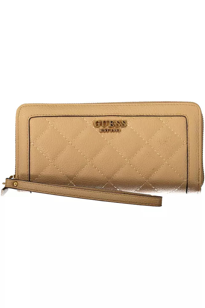 Beige Polyethylene Wallet