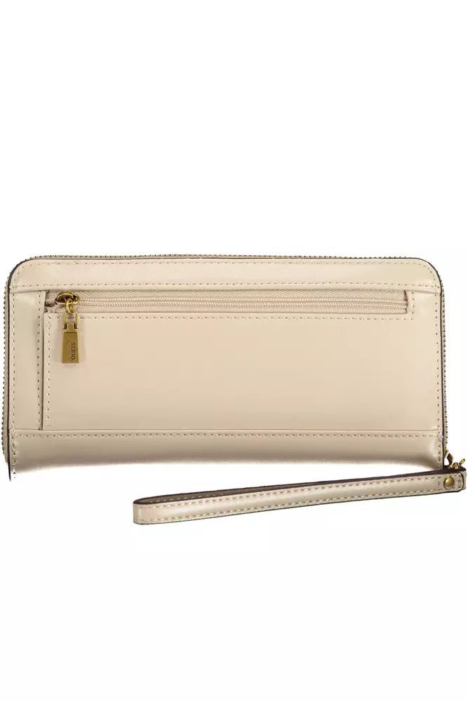 Beige Polyethylene Wallet