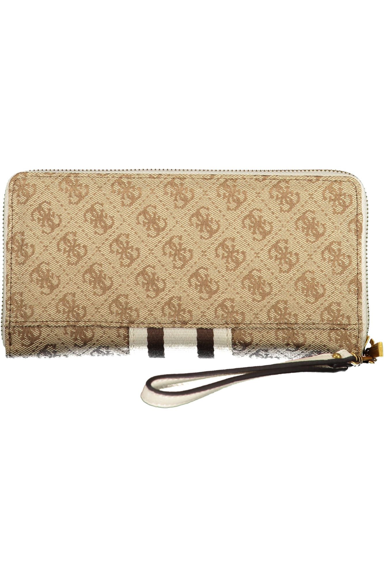 Beige Polyester Wallet