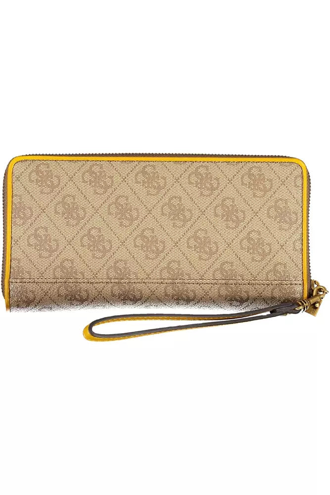 Beige Polyethylene Wallet