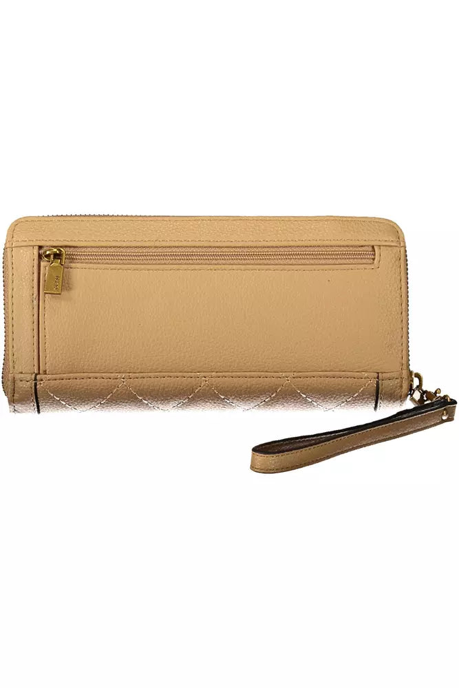 Beige Polyethylene Wallet