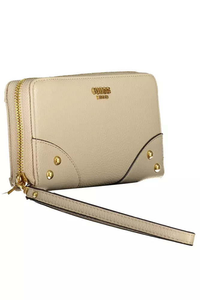 Beige Polyethylene Wallet