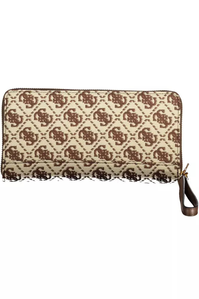 Brown Polyester Wallet