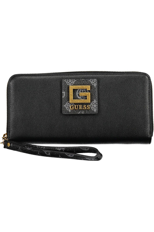 Black Polyurethane Wallet