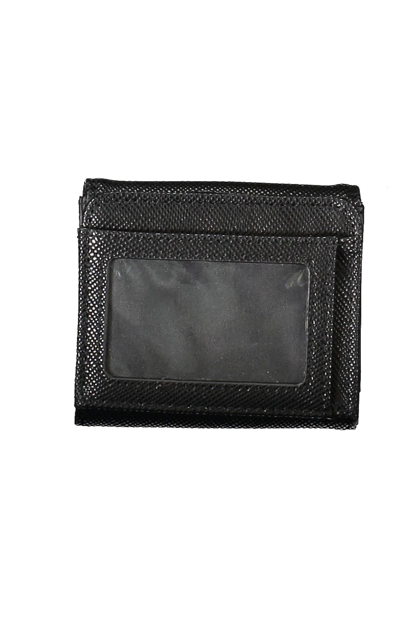 Black Polyurethane Wallet