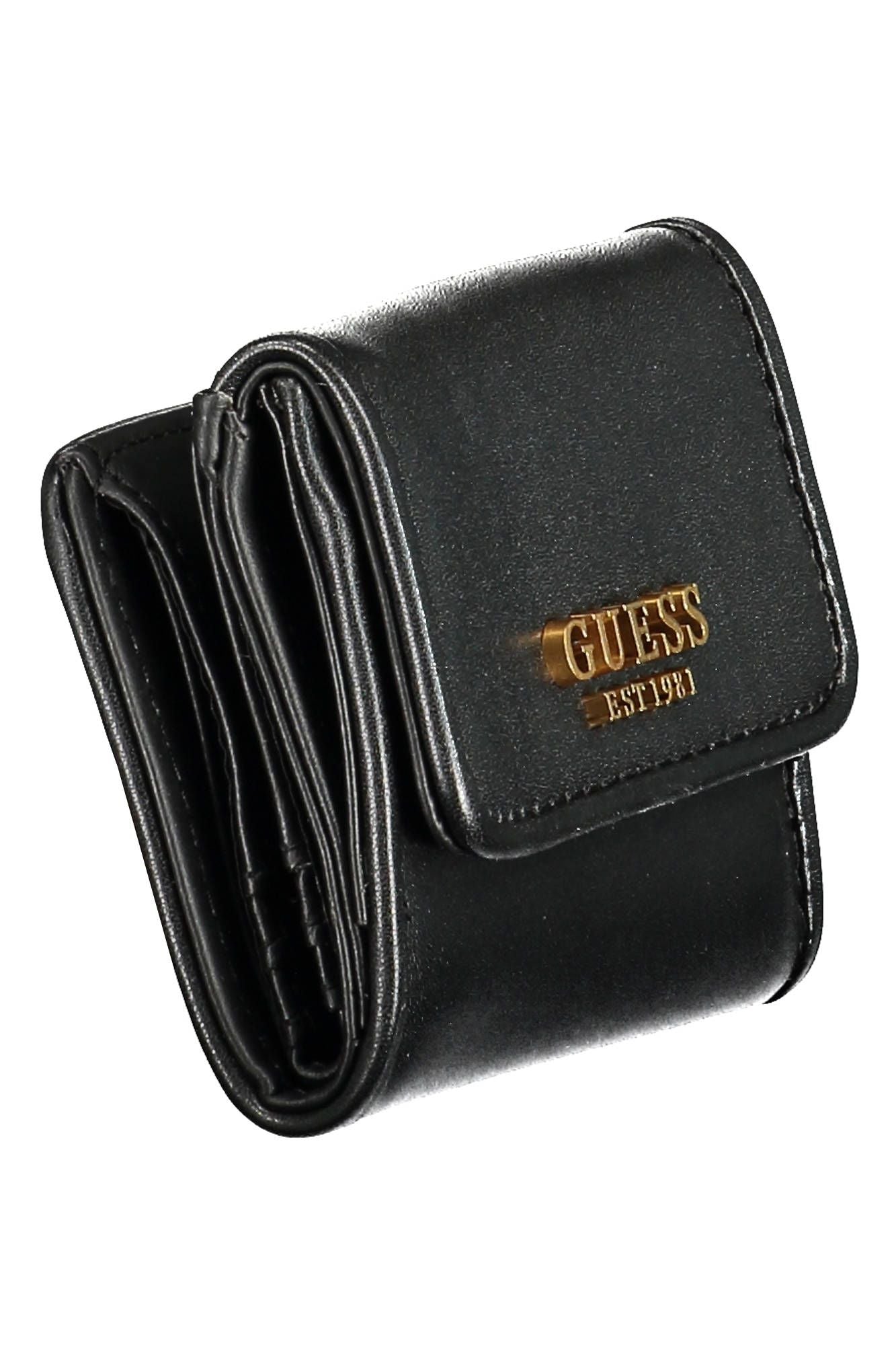 Black Polyurethane Wallet