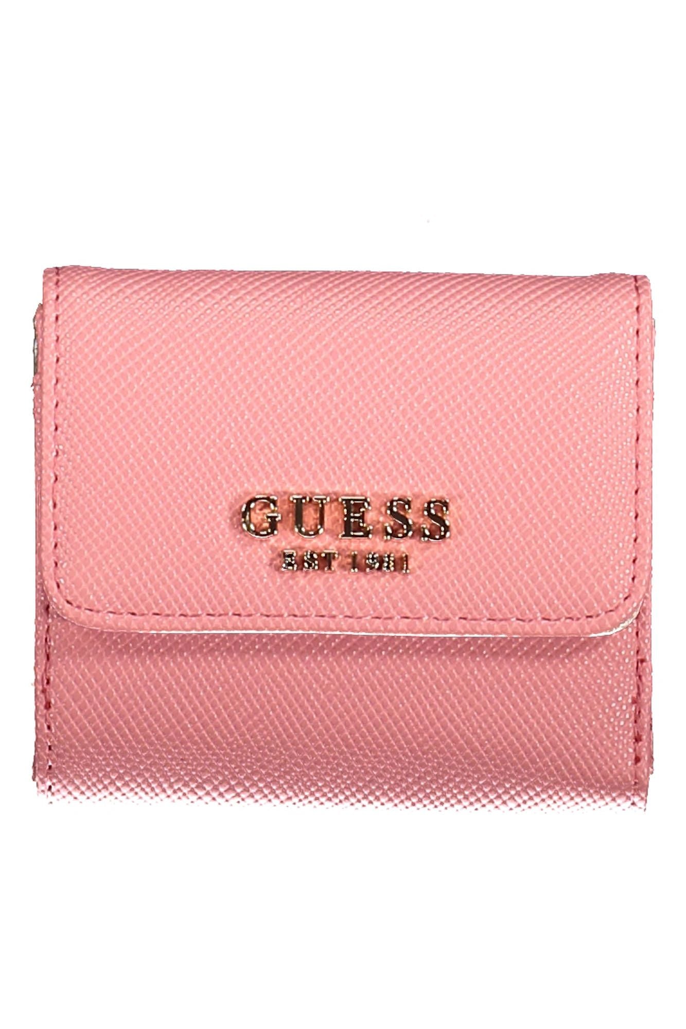 Pink Polyurethane Wallet