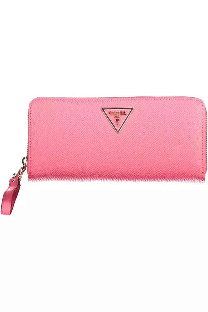 Pink Polyethylene Wallet