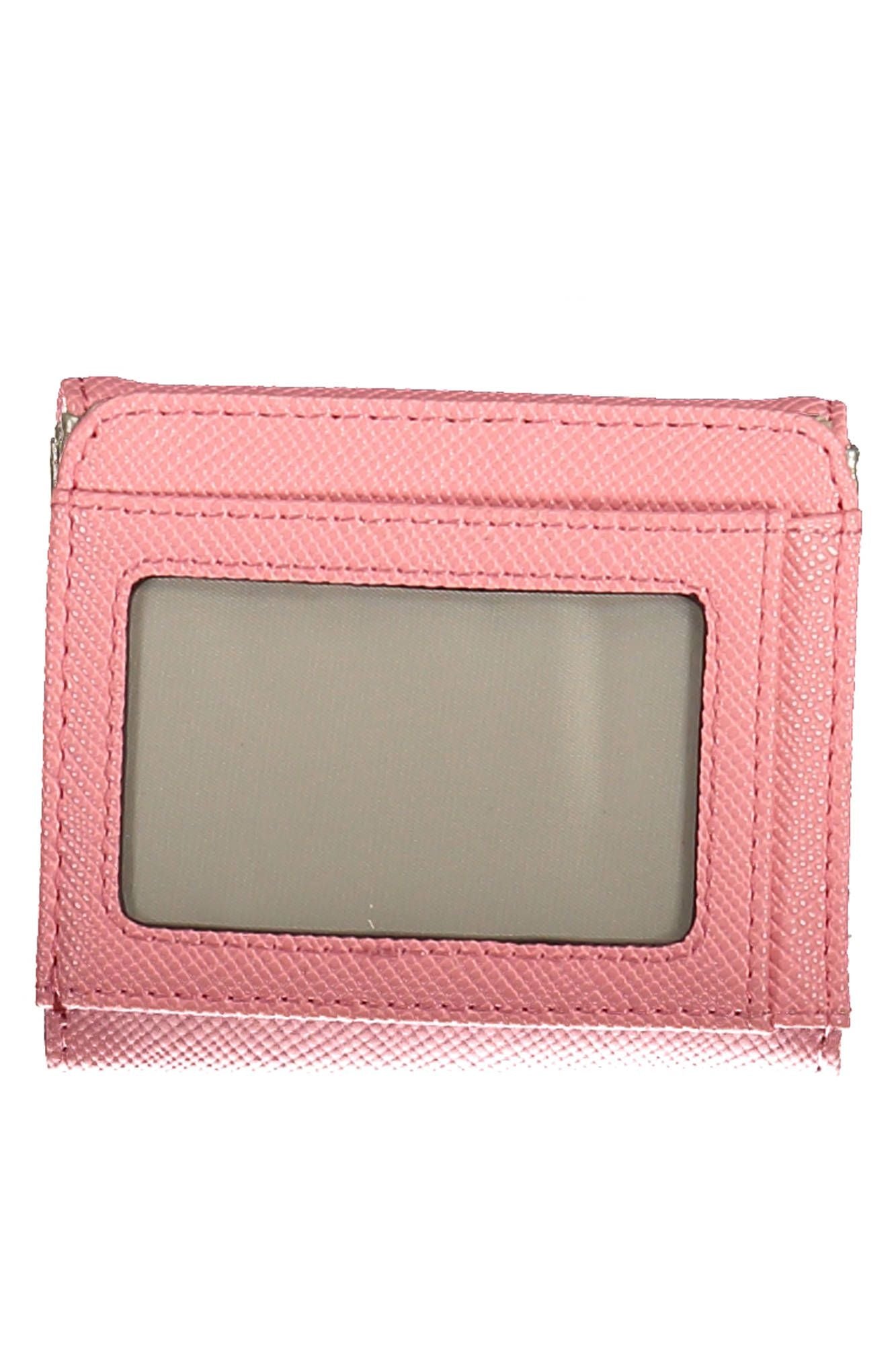 Pink Polyurethane Wallet