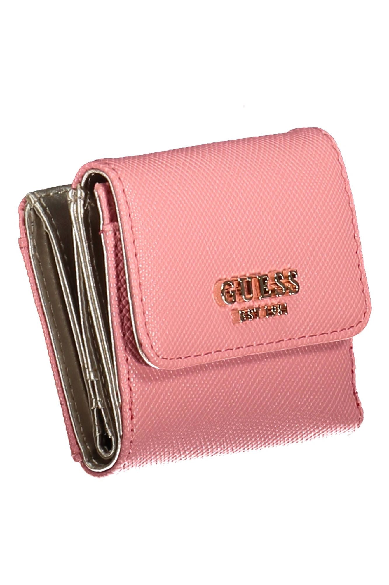 Pink Polyurethane Wallet