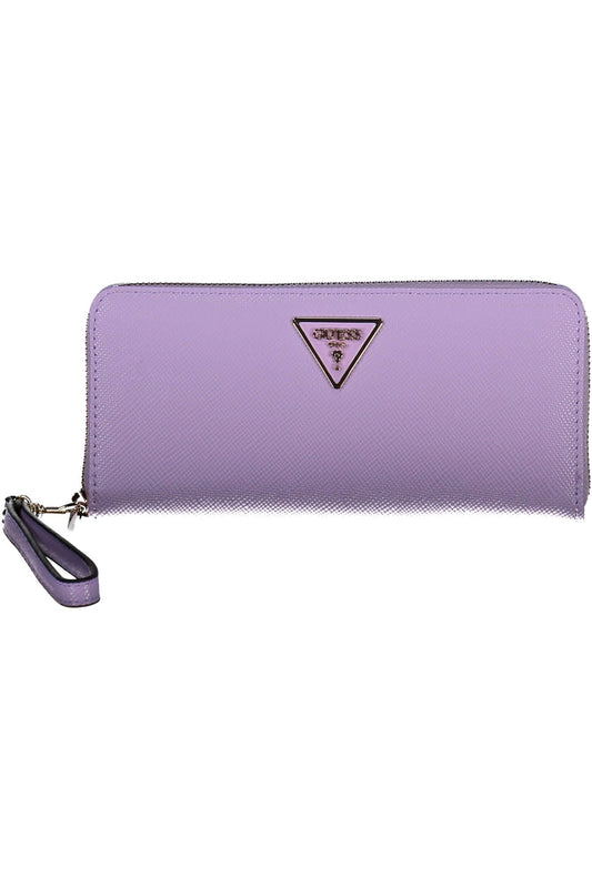 Purple Polyurethane Wallet