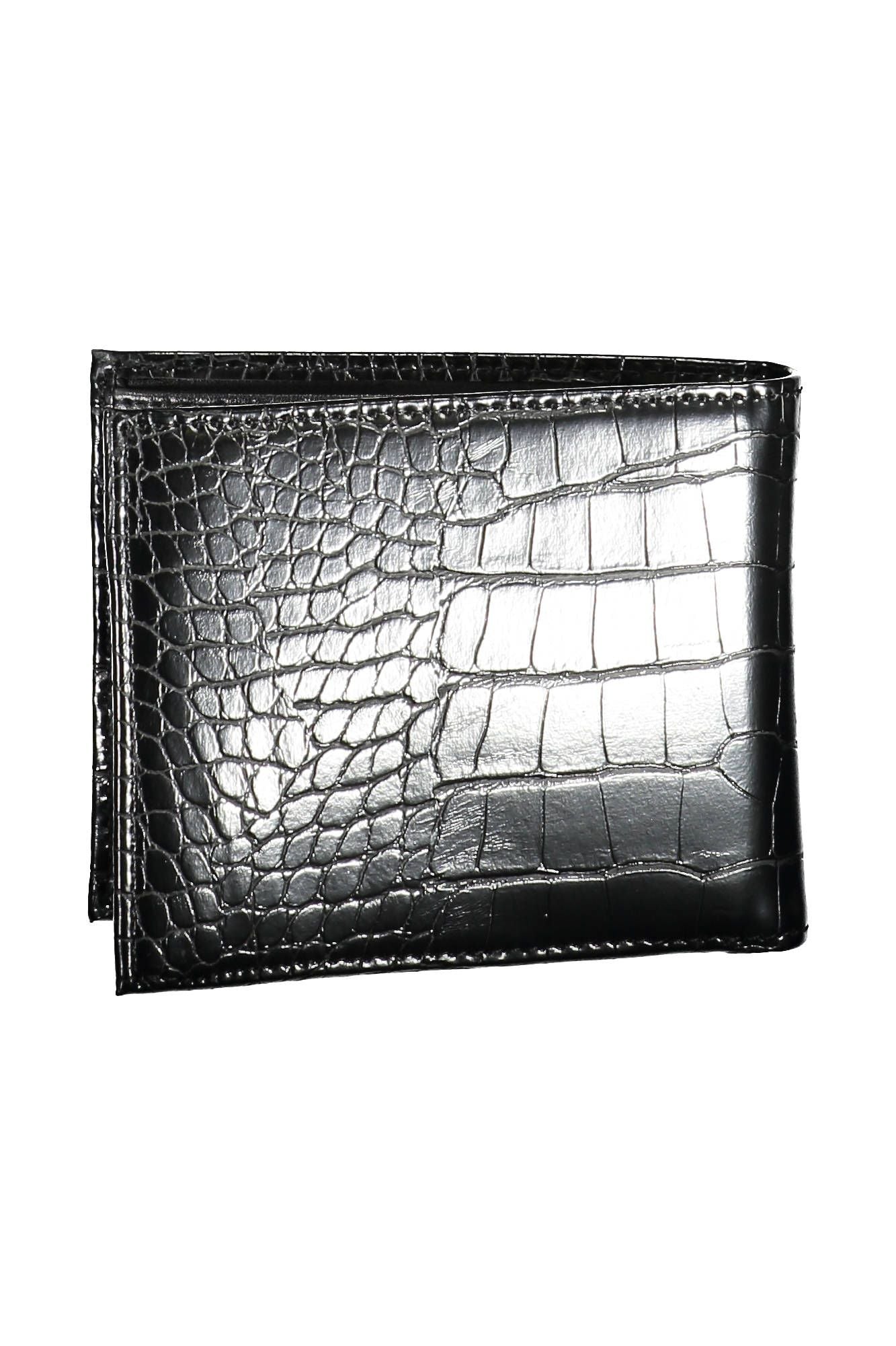 Black Polyurethane Wallet