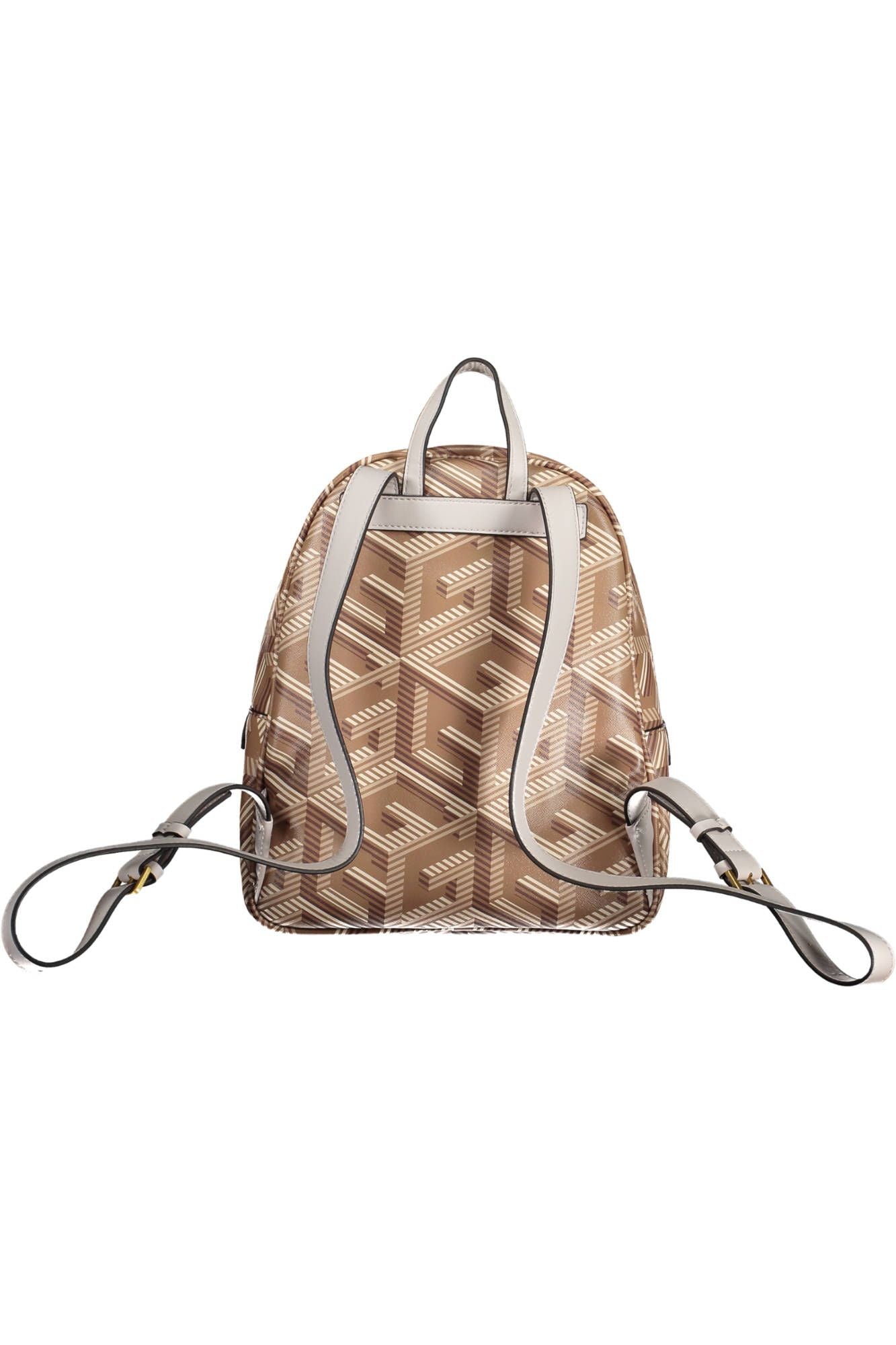 Brown Polyurethane Backpack