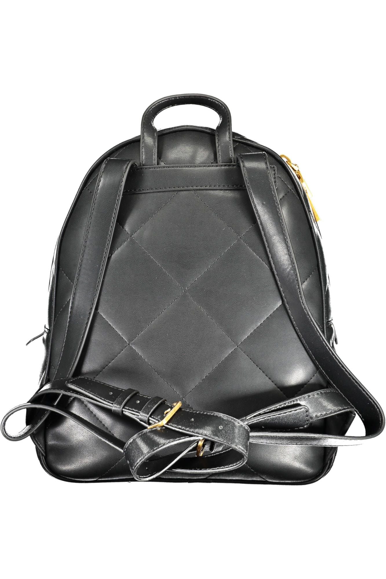 Black Polyurethane Backpack