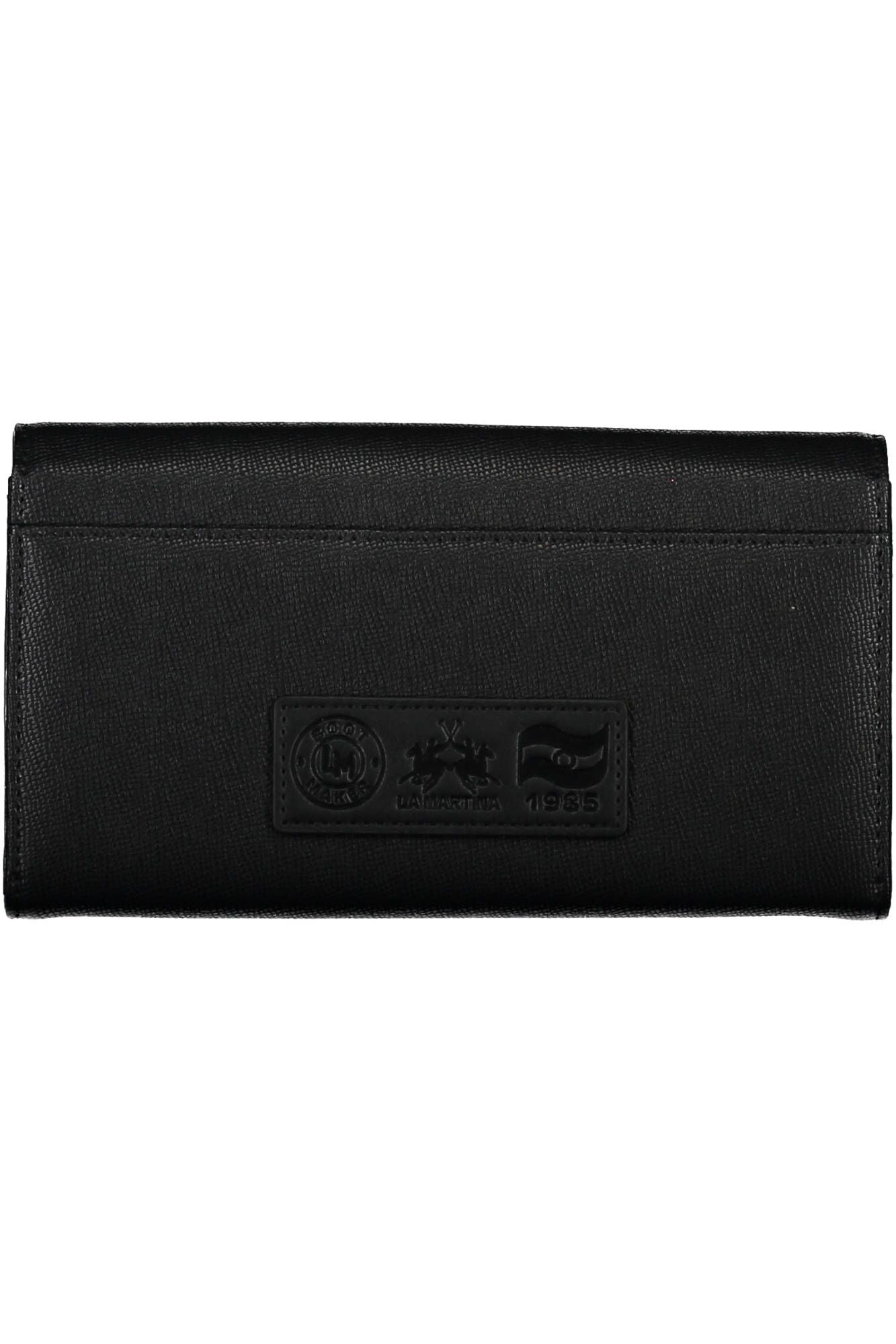 Black Polyurethane Wallet