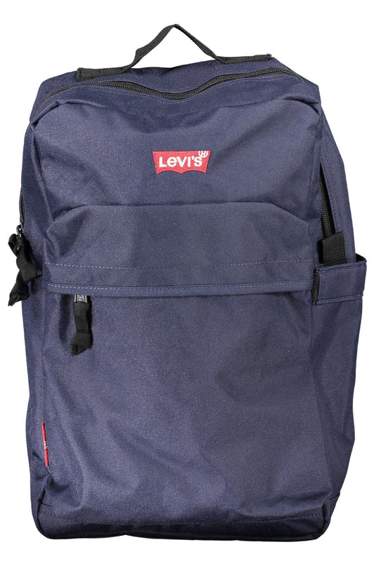 Blue Polyester Backpack