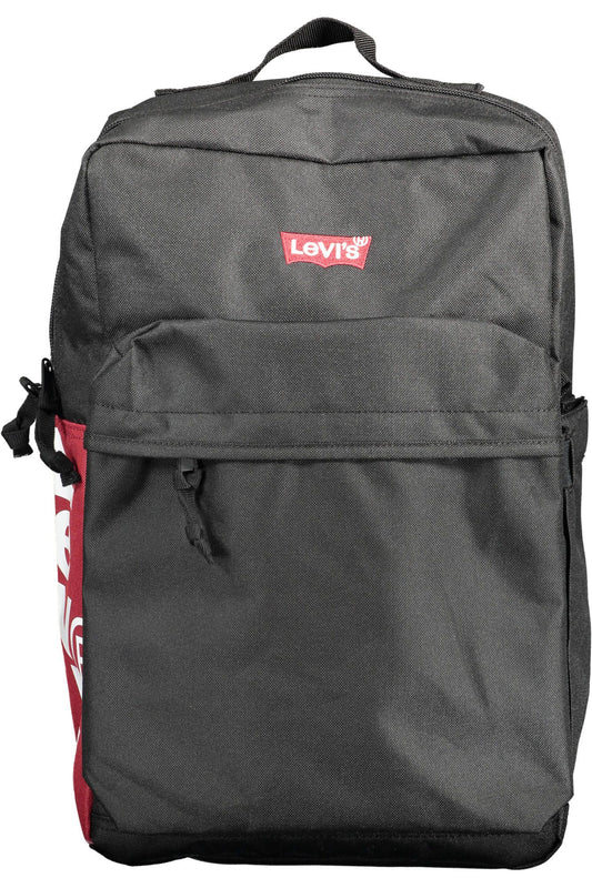 Black Polyester Backpack