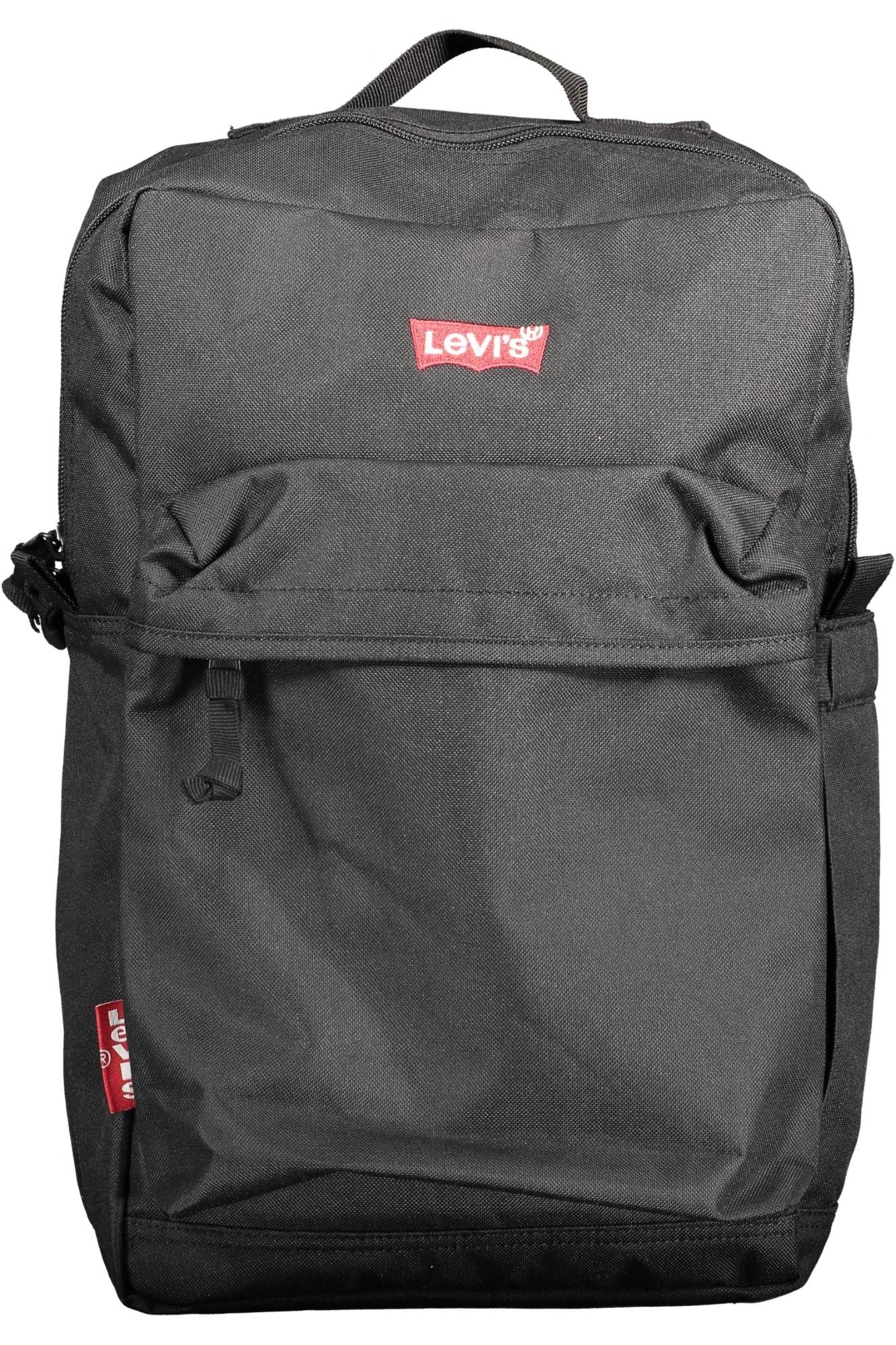 Black Polyester Backpack