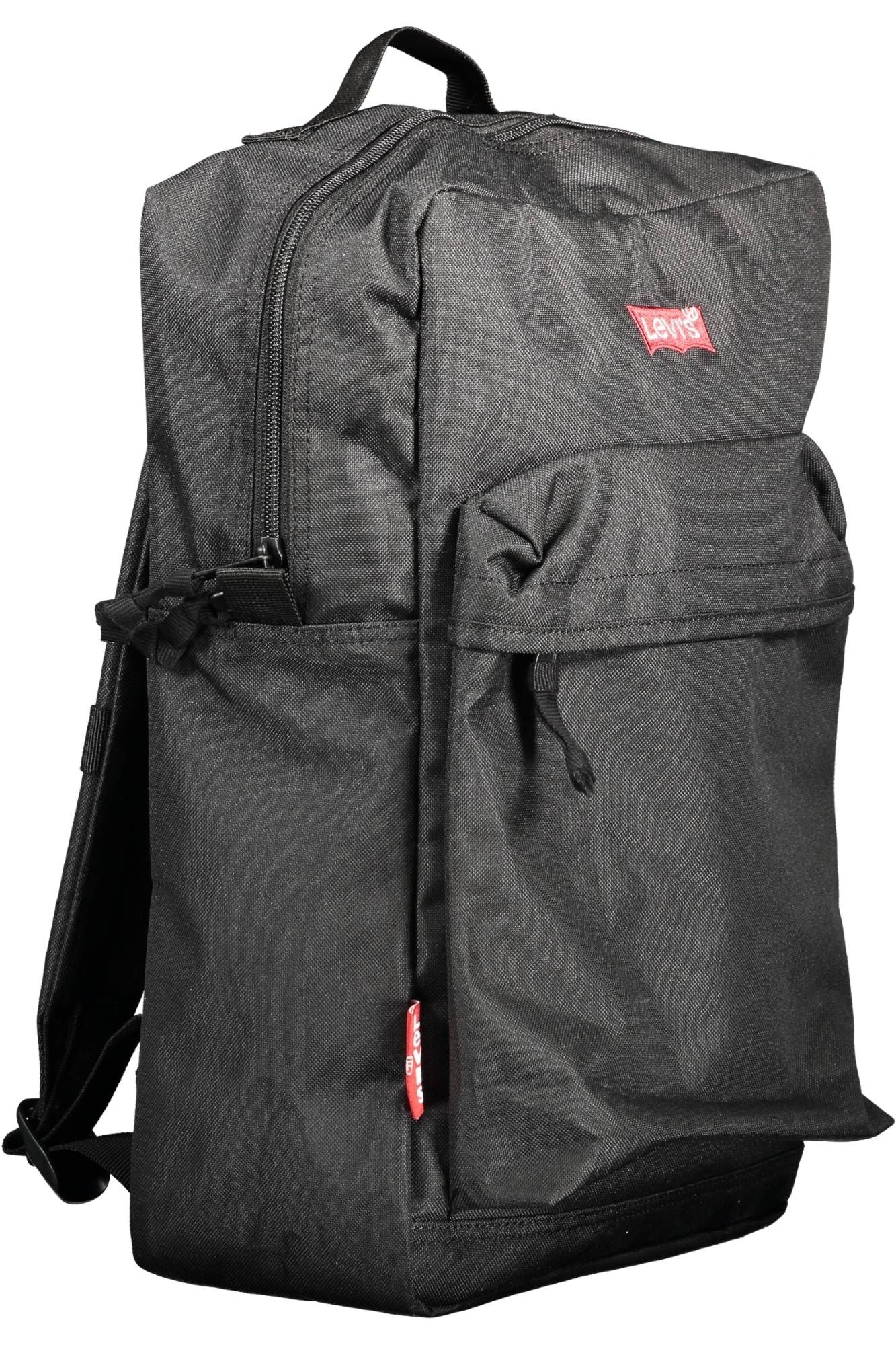 Black Polyester Backpack