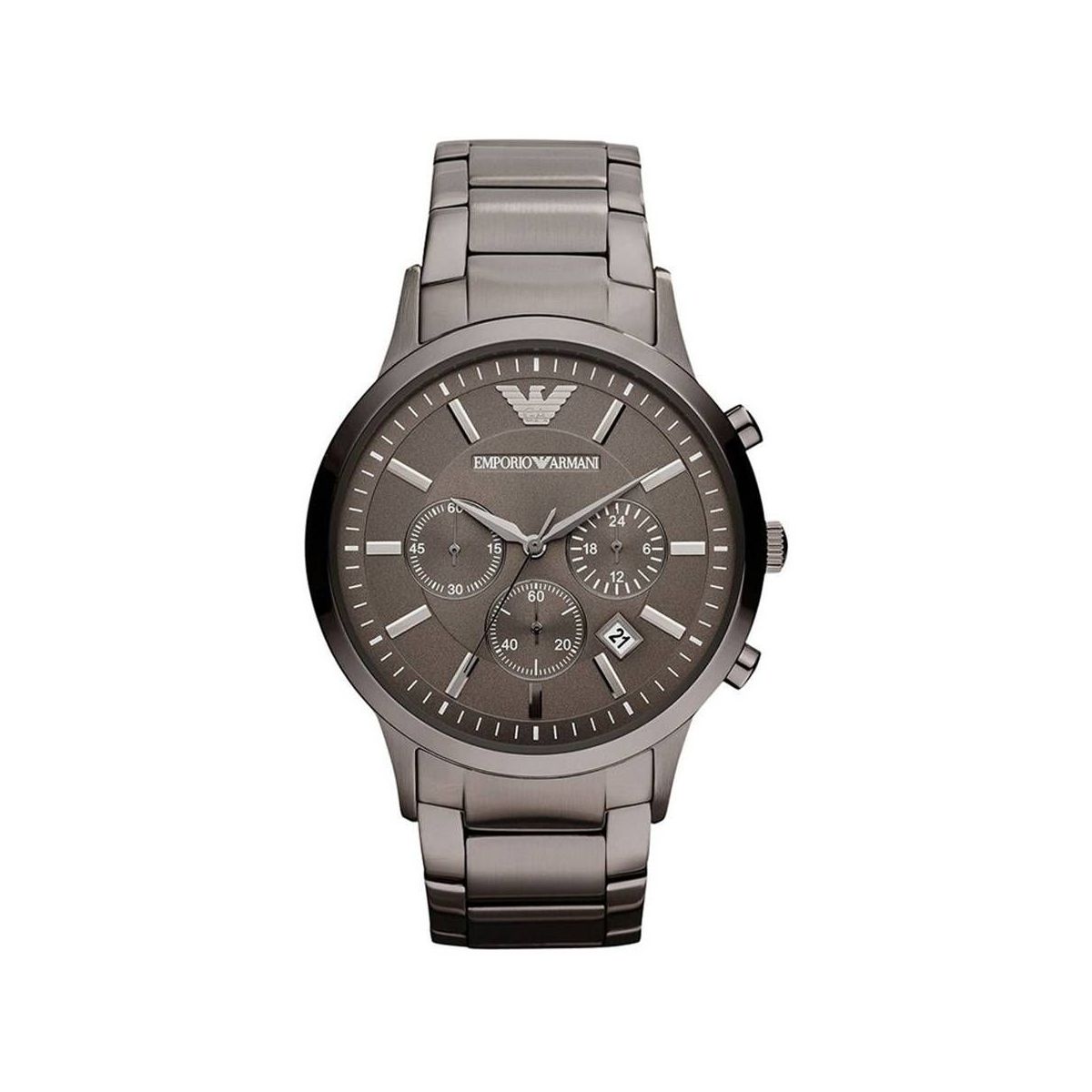 Sleek Stainless Steel Chronograph Watch