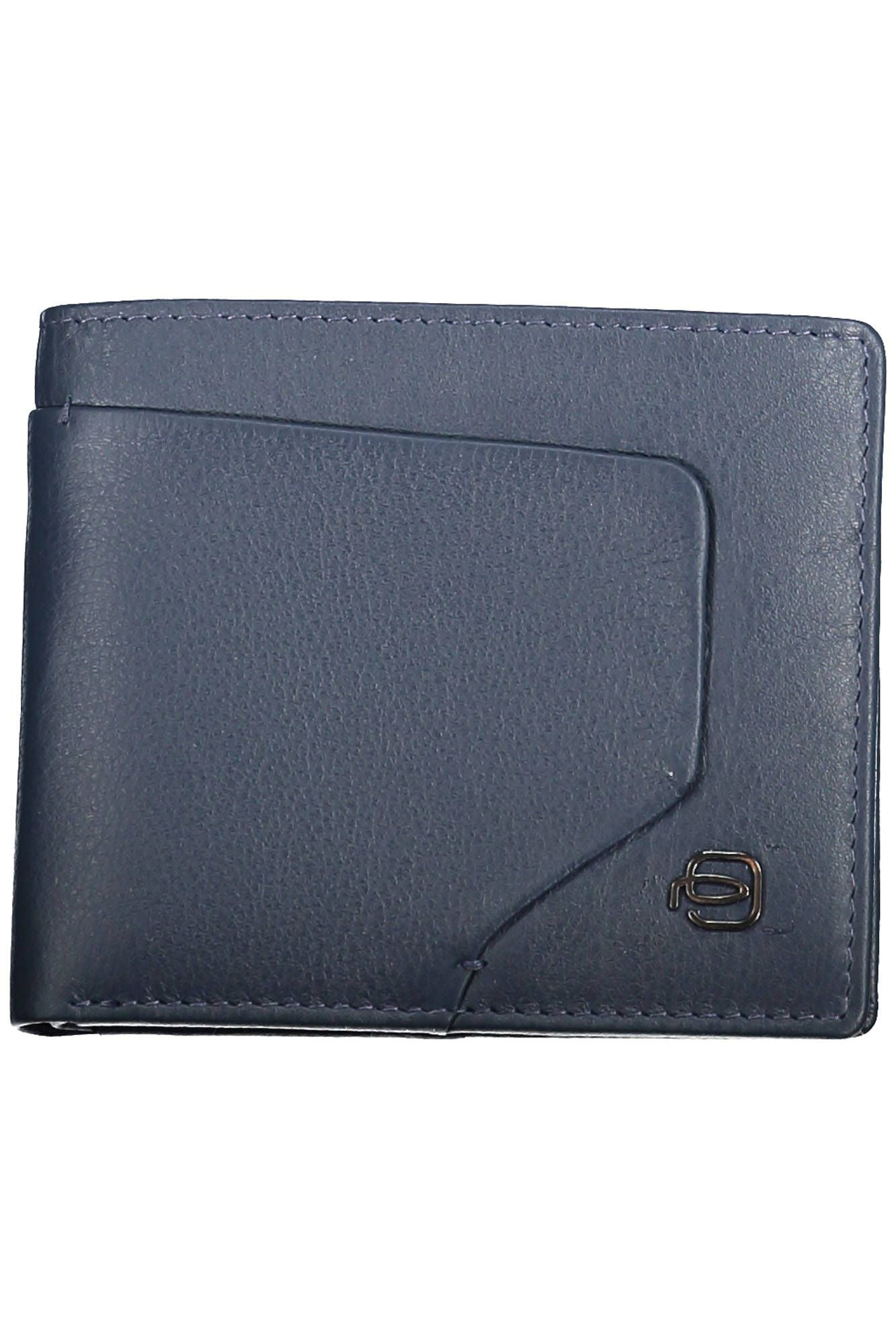 Blue Leather Wallet