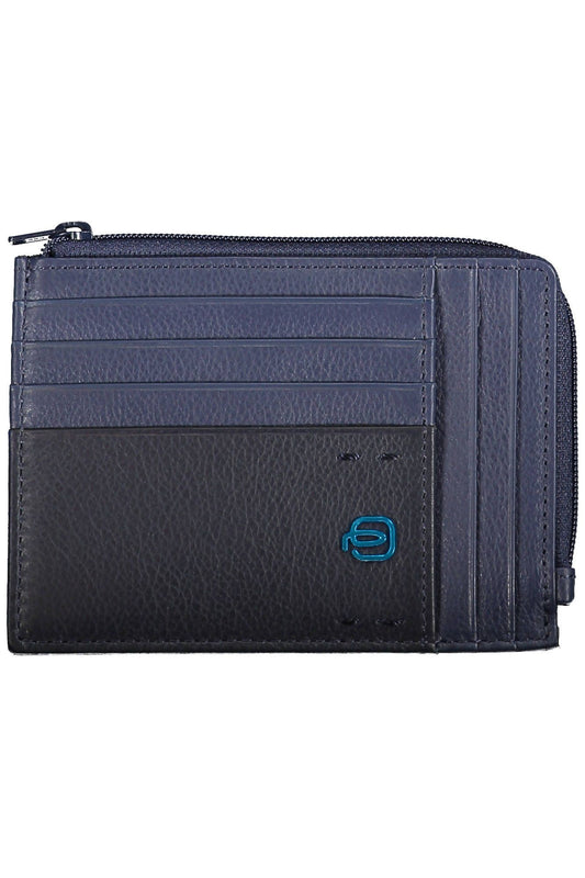 Blue Leather Wallet