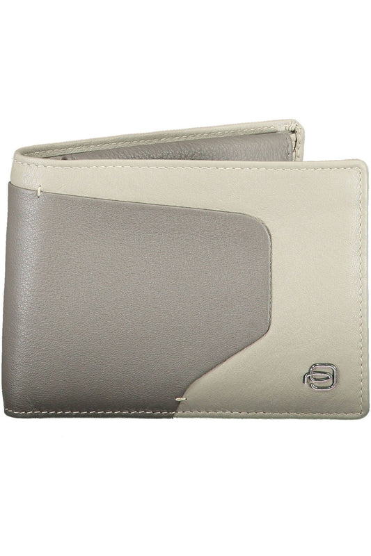 Gray Leather Wallet