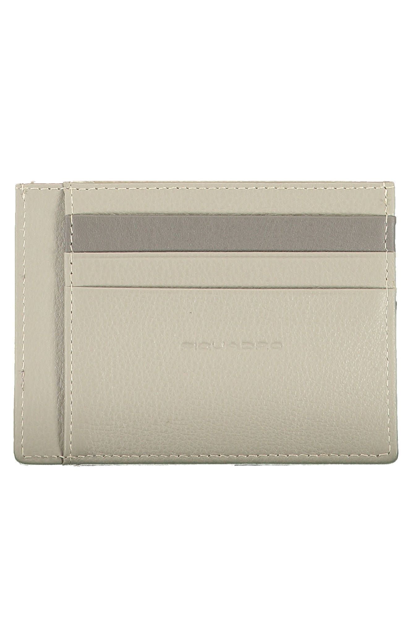 Gray Leather Wallet