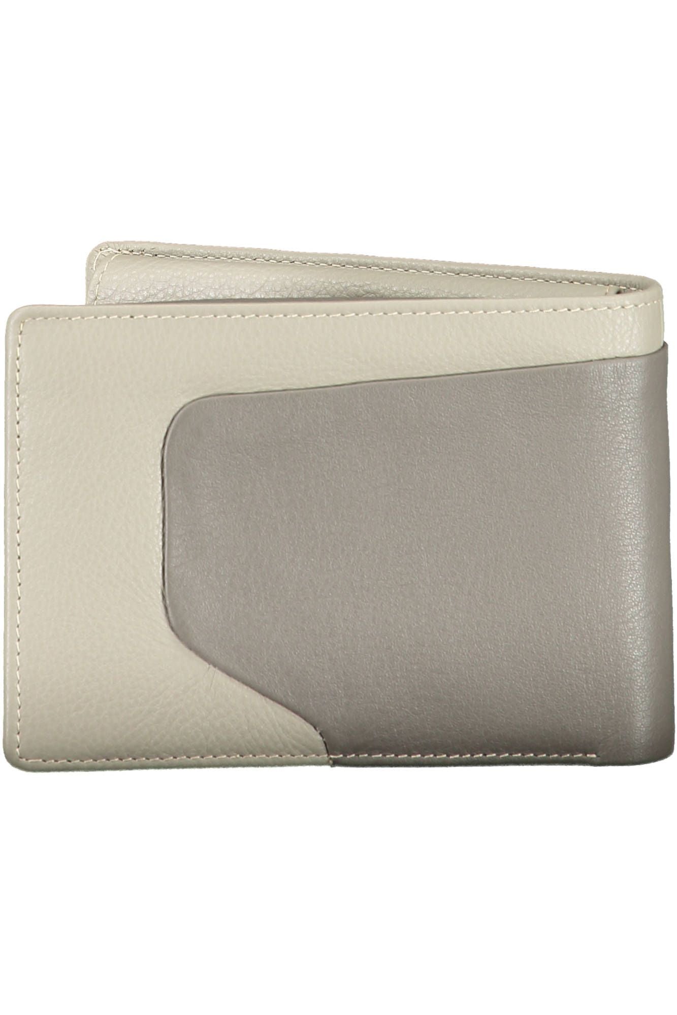 Gray Leather Wallet